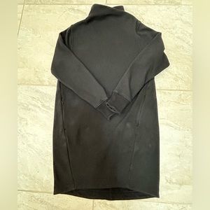 Athleta cozy karma mock neck dress, black size small.